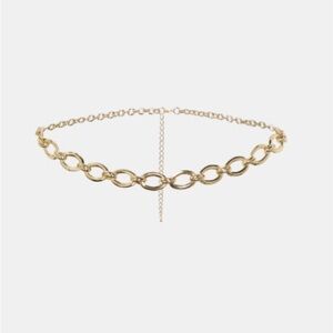 Melanie Lyne Gold Chain Belt - One size